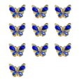 thumbnail image 2 of Kripyery 10Pcs Nail Ornament Shining Easy Paste Three-dimensional Vivid Color DIY Sparkling Butterfly Nail Charm Manicure Designs Nail Salon Supply, 2 of 8
