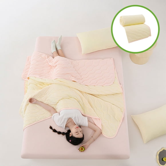 Summer Air Conditioning Quilt Cool Feeling Ice Silk Summer Quilt Thin Ice Cream Quilt Washable Washable