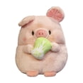 thumbnail image 3 of Juguete de peluche de animal, muñeco de animal, juguete de peluche, juguete de simulación de abrazos, regalo para la mesa cerdo rosado, 3 of 9
