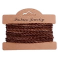 thumbnail image 1 of Cadena de eslabones torcidos Zulema Recubrimiento de bronce rojo Eslabón de las cadenas de cable, 1 of 8