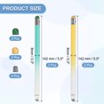 thumbnail image 2 of Uxcell Stylus Pens for Touch Screen, 2 in 1 High Sensitivity Universal Pen Green Yellow, 2 of 7