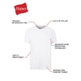 thumbnail image 5 of Pack de 6 Remeras Hanes de Algodón para Hombre, Cuello Redondo, Tecnología Antitranspirante, Talle M, 5 of 5