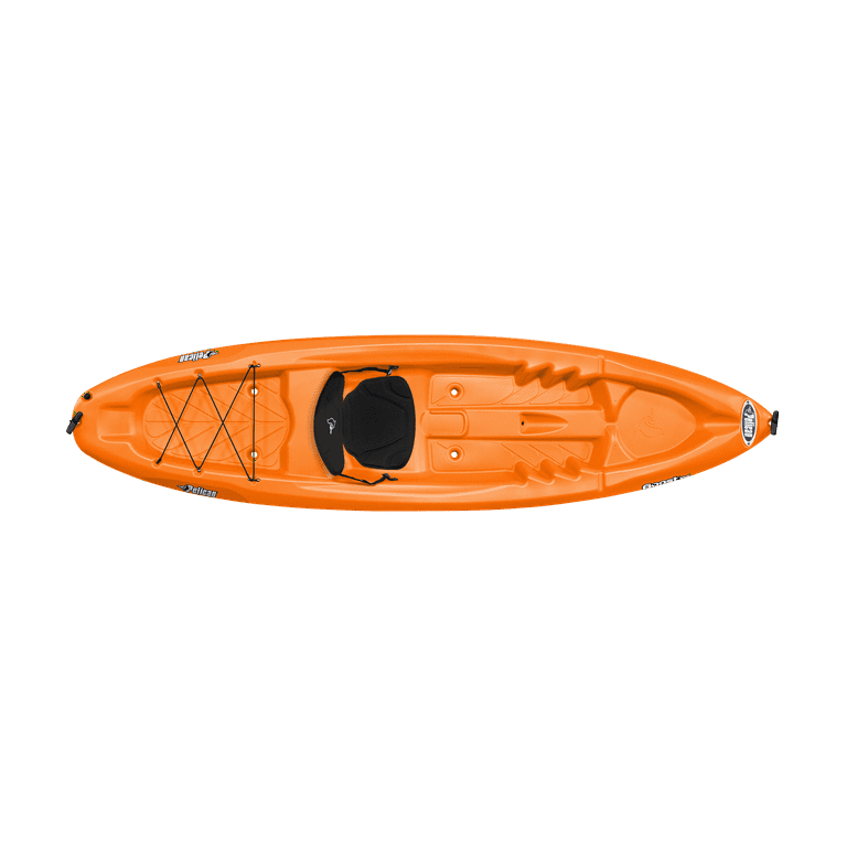Pelican Boost 100 10ft Sit On Top Kayak with Seat Pad, Orange
