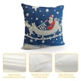 thumbnail image 4 of PHYHOO  Bundles, Merry Christmas Decorative Sled Pillow Covers, Blue, Outdoor Waterproof Pillow Inserts, 4 of 5