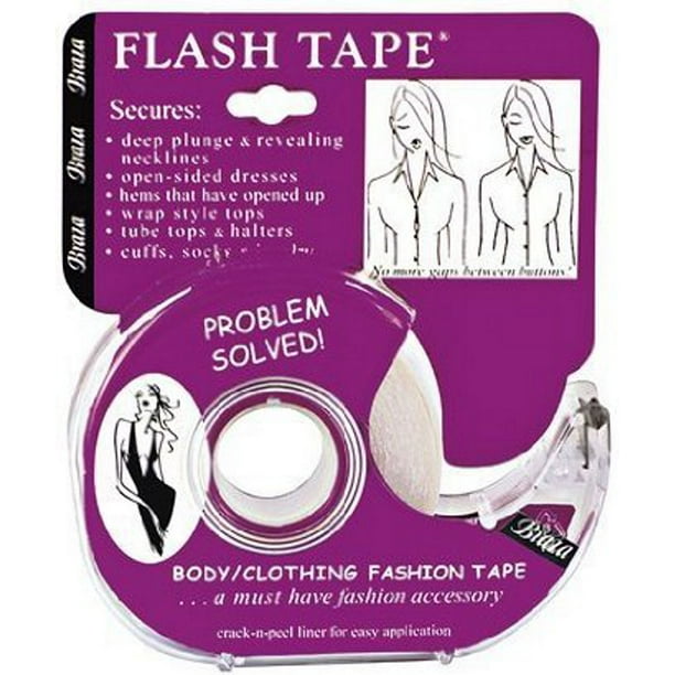 Braza Adhesive Double Sided Flash Tape Feet Roll Dispenser 4 Pack Walmart Com Walmart Com