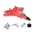 thumbnail image 3 of Avión RC Avión de control remoto Regalo de cumpleaños con luz con estabilizador giroscópico de juguete Adultos Niños Niñas Niños Principiantes Rojo, 3 of 10
