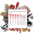 thumbnail image 2 of Kit de brochas de maquillaje para difuminar base, crema líquida, polvos, sombras de ojos, rubor y cosméticos., 2 of 5