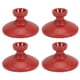 thumbnail image 5 of 4 juegos de tiradores de aleación de zinc, pomos redondos de un solo orificio para armario, cocina, 388, color rojo, 5 of 5