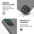 thumbnail image 3 of Étui en Silicone TPU Compatible avec iPhone 13 - Étui de Téléphone Mince avec Finition Douce - Gris Titane, 3 of 8