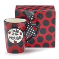 thumbnail image 2 of Ladybug Lady Of The House Ceramic Mug With Bow Ceramic Mug, 2 of 3
