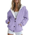 thumbnail image 4 of Gkeoshab Sweaters for Women Womens Oversized Fleece Sweatshirts Fall Fashion 2025 Pullover Sweaters Winter Clothes Winter Clothing for Women, 4 of 8