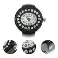 thumbnail image 2 of MasteelfCA 1pc Rhinestone Decorative Watch Ring Fashion Ring Watch Fashion Jewelry Ring, 2 of 8
