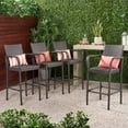 thumbnail image 2 of Christopher Knight Home Delfina Outdoor Wicker Barstool (Set of 4) by, 2 of 5