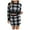 Black, variant on Skirt Sets Women 2 Piece Knit Plaid Sweater Outfits Round Neck Long Sleeve Crop Tops and Mini Skirts Fall Outfits