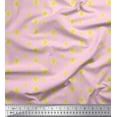 thumbnail image 1 of Soimoi Silk Fabric Lemon Slice Shirting Print Fabric by Yard 42 Inch Wide, 1 of 1