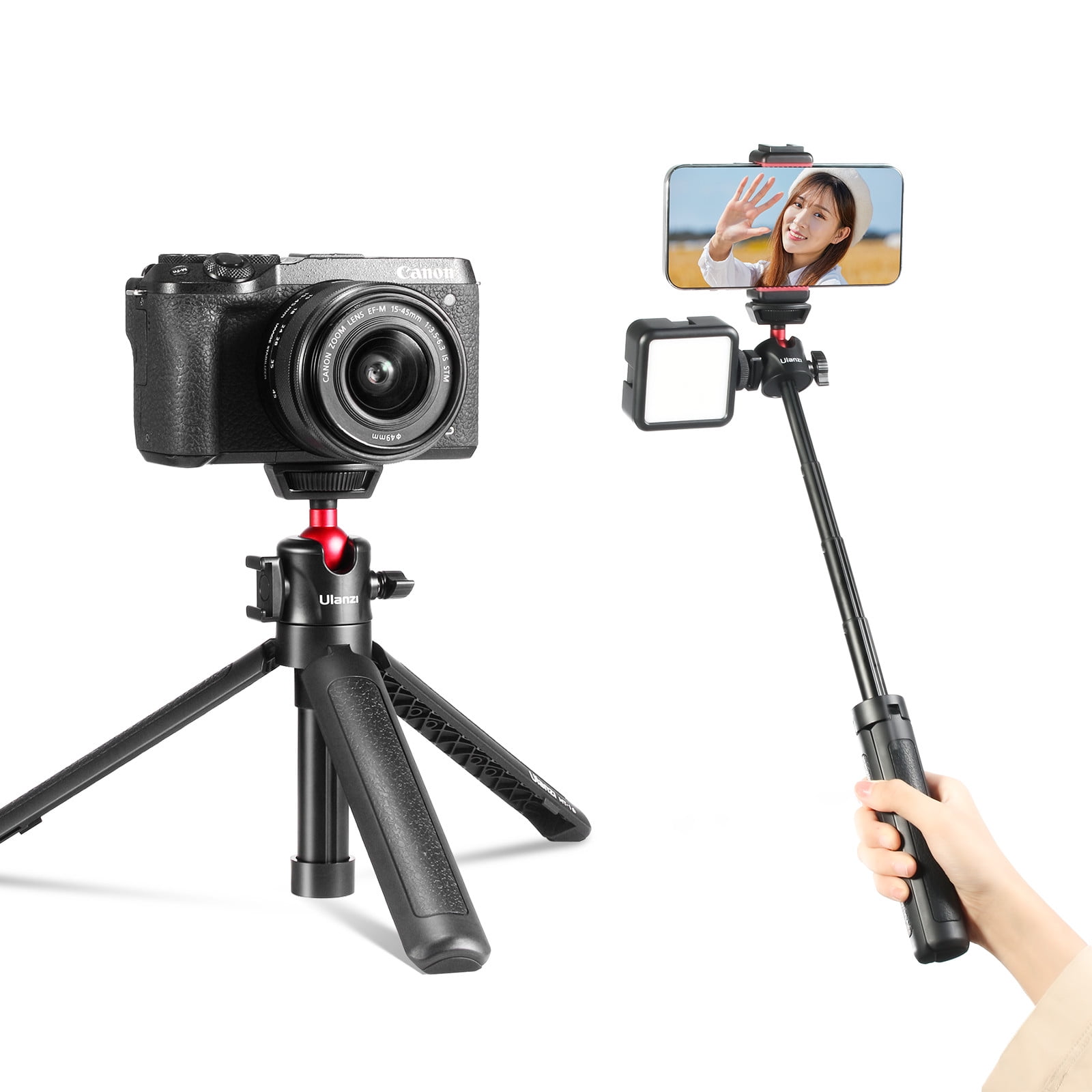 Ulanzi MT-16 Extendable Tablet Tripod with Ball Head for Smartphone SLR Camera - Versatile, Lightweight, and Portable