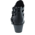 thumbnail image 4 of Forever Link Eury-1 Women's Fashion Round Toe Buckles Low Heel Ankle Booties Shoes, 4 of 7