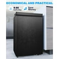 thumbnail image 4 of Crzoe 2.8 Cu.Ft Chest Freezer with Removable Basket and Bottom Defrost Water Drain Top Open Door Freestanding, Mini Freezer, Deep Freezer with Adjustable 7 Thermostat for Apartment/Home,Black, 4 of 7