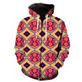 thumbnail image 1 of Sudadera con capucha y cremallera estilo étnico exótico retro para hombre, estilo Harajuku, estilo hip hop, gran oferta 2024, moda de gran tamaño para adolescentes., 1 of 6