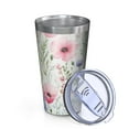 thumbnail image 2 of 16oz Tumblers Pioneer Flower Stainless Steel Vacuum Insulated Double Wall Travel Tumbler Cups Mug with Lid and Straw,Cleaning Brush for Coffee,Tea, 2 of 4
