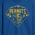 thumbnail image 3 of Peanuts - Ski School - Men's Long Sleeve T-Shirt, 3 of 6
