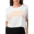 thumbnail image 2 of Untamable Orange Rhinestone Crop Top, 2 of 3