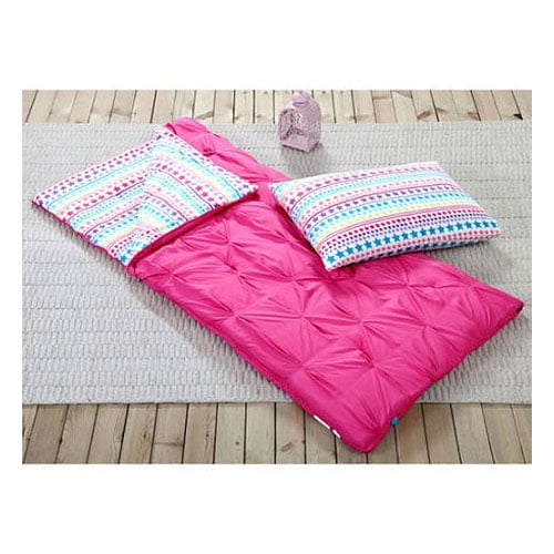 Sleeping Bag and Pillow Cover, Pink 