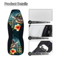 thumbnail image 5 of Uourmeti Polyester Automotive Seat Covers with Sea Turtle Plumeria, 2 Piece Washable Auto Interior Accessories for Men and Women Trucks, 5 of 11