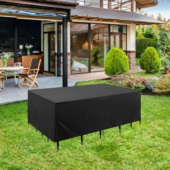 Cubierta de muebles de patio cubierta de sofá resistente a la lágrima cubierta para el jardín del jardín del patio 135x135x75 cm