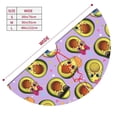 thumbnail image 3 of Lsque Cartoon Avocados Print Christmas Tree Skirt, Tree Skirt with Ties or Velcro, Perfect for Holiday Decorations, Halloween, and New Year-30", 3 of 7