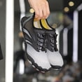 thumbnail image 5 of lnmuld Men Women Barefoot Shoes, Breathable Mesh Shoes for Water Yoga Fitness Hiking Color:Grey,Size:9.5, 5 of 6