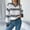 🔥 White, variant on Sentmoon Pullover Sweaters for Women V Neck Lightweight and Warm Knitted Long Sleeve Lightweight Tops & Blouses Color Block Loose Petites Tops for Women Fall and Winter for Weekend Outings