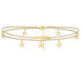 thumbnail image 1 of Tobillera de playa dorada de tamaño ajustable, tobillera de joyería para mujer, regalo de joyería de playa Wmkox8yii fajkfhkj3602, 1 of 1