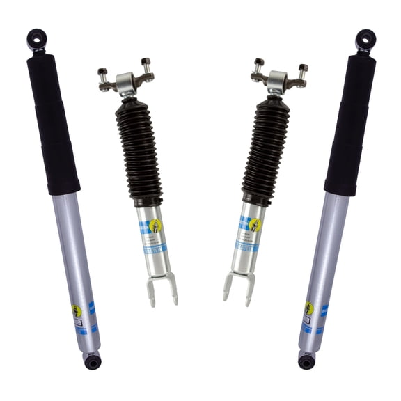 Bilstein Set of Front and Rear B8 5100 Series Shocks Compatible with 2011-2025 Silverado / Sierra 2500 / 3500 HD with 1.5" Front & 0-1" Rear Lift