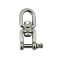 thumbnail image 4 of CIMAXIC 2pcs Chain Swivel Ring Small Practical Durable Metal Swivel Ring (4mm-304),1.97"X0.79"X0.16", 4 of 4