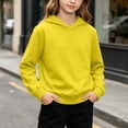 thumbnail image 4 of Amkhujs Boys Shirts Fall Fashion Long Sleeve Lightweight Sweatshirts Casual Loose Solid Pullover Hoodies for Going Out Wear, 4 of 9