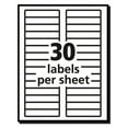 thumbnail image 6 of Removable File Folder Labels With Sure Feed Technology, 0.66 X 3.44, White, 30/sheet, 25 Sheets/pack | Bundle of 10 Packs, 6 of 7