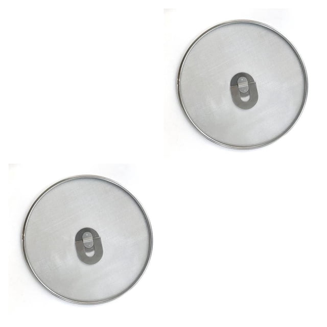 Moyic Sartén Protector contra salpicaduras Suministros de herramientas de cocina prácticas confiables con pantalla de grasa con mango 33CM 2Conjunto