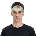 thumbnail image 4 of Uemuo Lilies Flowers Printed Sports Headbands for Men Women,Moisture Wicking Workout Headband, Sweatband Headbands,Non-slip Workout Gym Yoga Headband, 4 of 9