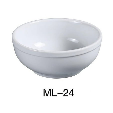 

Yanco AC-24 10 oz ABCO Nappie Bowl - Porcelain Super White - Pack of 36