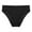 Black, variant on Yuzhih Women's Underwear Solid Color Knitted No Show Breathable Underwear Panties Stretchy y Bikini G String