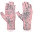 thumbnail image 1 of Arthritis Gloves Compression Gloves For Arthritis Pain Relief Fingerless Gloves-pink-S, 1 of 3