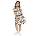 thumbnail image 4 of Minnie Mouse Girls Print Dress with Short Sleeves, Sizes 4-12, 4 of 8