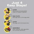 thumbnail image 4 of Electric Burger & Sandwich Maker with Egg Cooker Ring, Small Round Griddle for Breakfast, Hamburgers, Muffins, Croissants, Waffles, 4 of 5