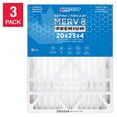 thumbnail image 1 of Duststop MERV 8 Premium Pleated Furnace Filter, 3-pack 20 x 25 x 4, 1 of 1