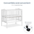 thumbnail image 5 of Dream On Me 2-in-1 Lightweight Folding Portable Crib, White, 5 of 12