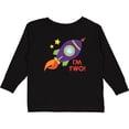 thumbnail image 3 of Inktastic 2nd Birthday Rocketship Space Party Boys or Girls Long Sleeve Toddler T-Shirt, 3 of 5