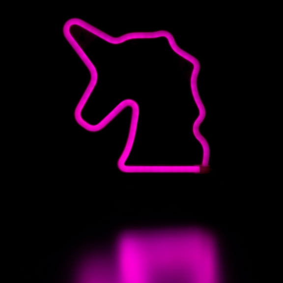 Northlight LED Unicorn Neon Lighted Wall Art- 9" - Pink