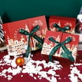 thumbnail image 2 of Jangslng Christmas Gift Box Bowknots Decor Double Door Design Gift Packaging Box for Party Festive Decoration, 2 of 7