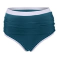thumbnail image 4 of Womens Cotton Underwear High Cut Triangle Seam Enhanced Panties for Women,Navy,S, 4 of 7